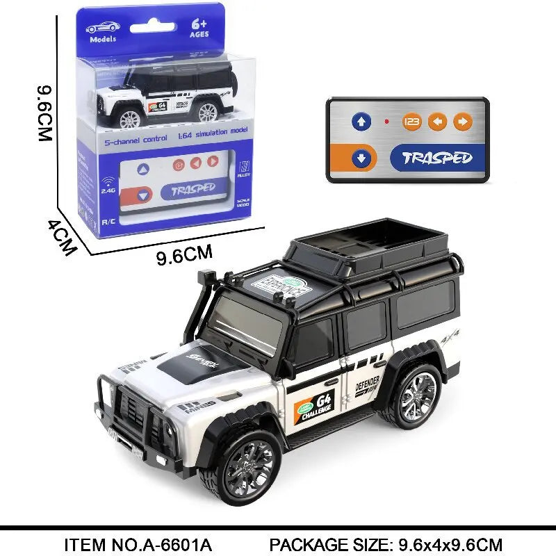 Mini Alloy RC Car with Trailer