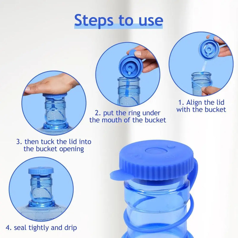 Reusable Silicone Water Jug Cap