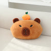 Capybara Plush Car Neck Pillow with Tissue Holder