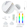 RGB LED Corner Floor Lamp with Music Sync & Remote Control