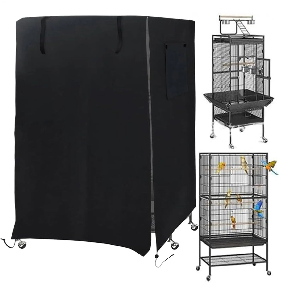Waterproof Bird Cage Cover with Ventilation Window