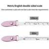 Retractable Leather Measuring Tape with Dual-Scale Markings