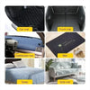 Various mats and patches including car trunk mat, dashboard mat, and sofa mats shown for various uses.