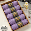 Chunky Alpaca Wool Knitting Yarn – 500g Multi-Color Set for Cozy Winter Projects