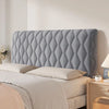 Stretch Velvet Headboard Cover - Queen Size, Dustproof & Slip-on Design