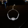 Rhinestone Round Clasp Bracelet