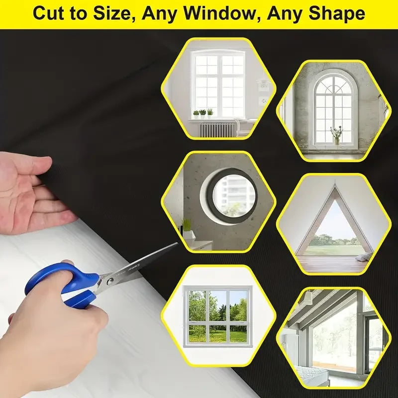 Self-Adhesive Blackout Window Film
