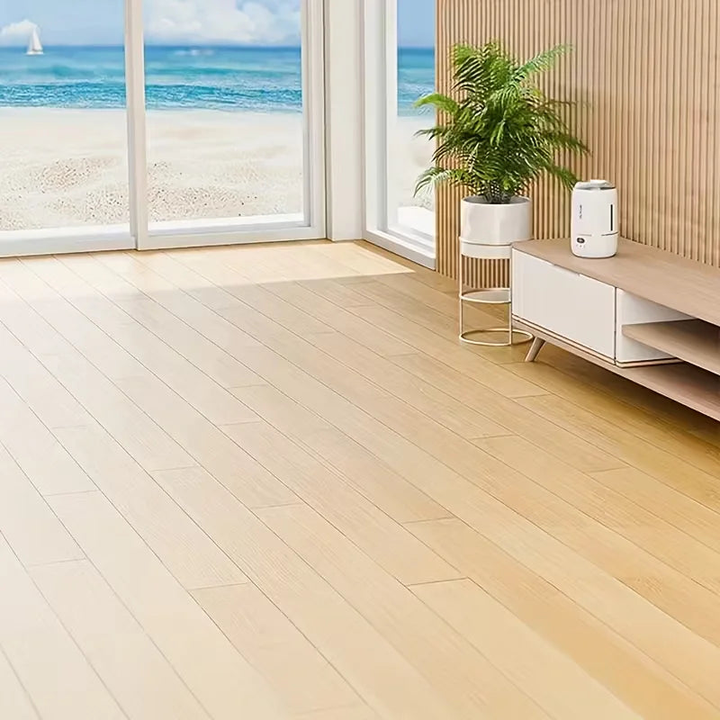 Self-Adhesive Wood Grain Floor Sticker - 40x15cm (10 Pack)