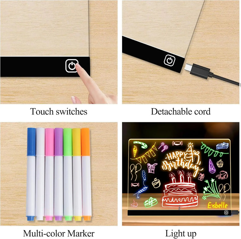 14-Zoll LED-Zeichenboard mit Ständer