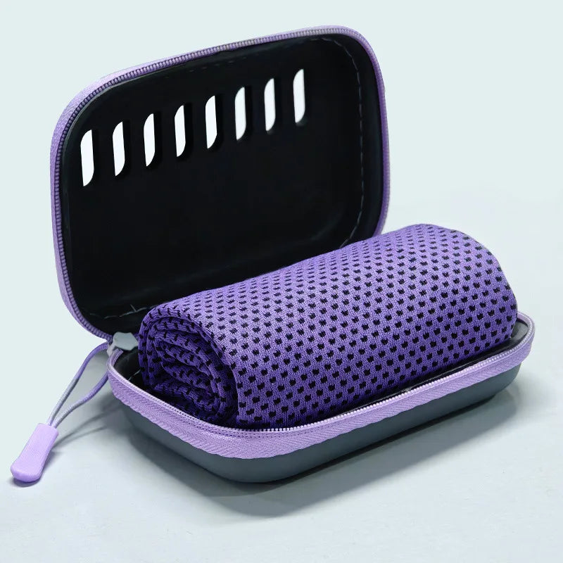Compact Cooling Towel with Travel Pouch