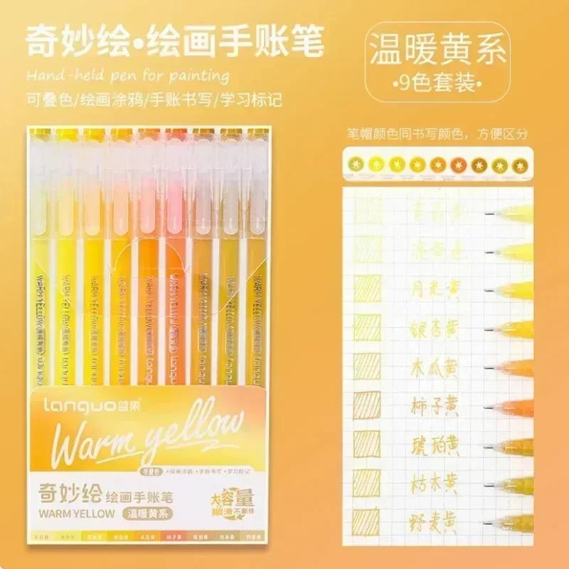 3D Embossed Acrylic Gel Pens - 6/144 Color Options