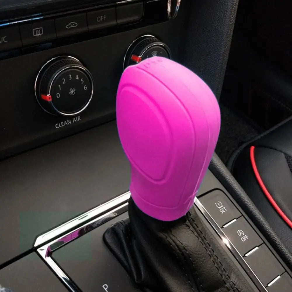 Universal Silicone Gear Shift Knob Cover – Non-Slip Protective Sleeve