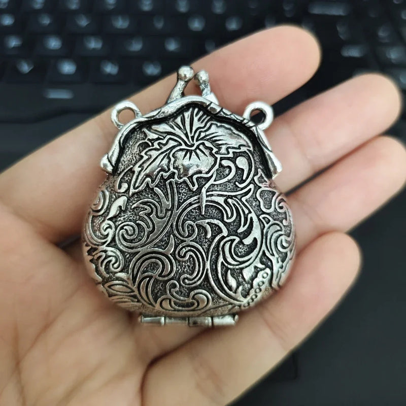 Retro Bronze Mini Locket Pendant