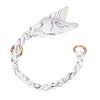 Decorative Silk Scarf Bag Chain with Detachable Bow