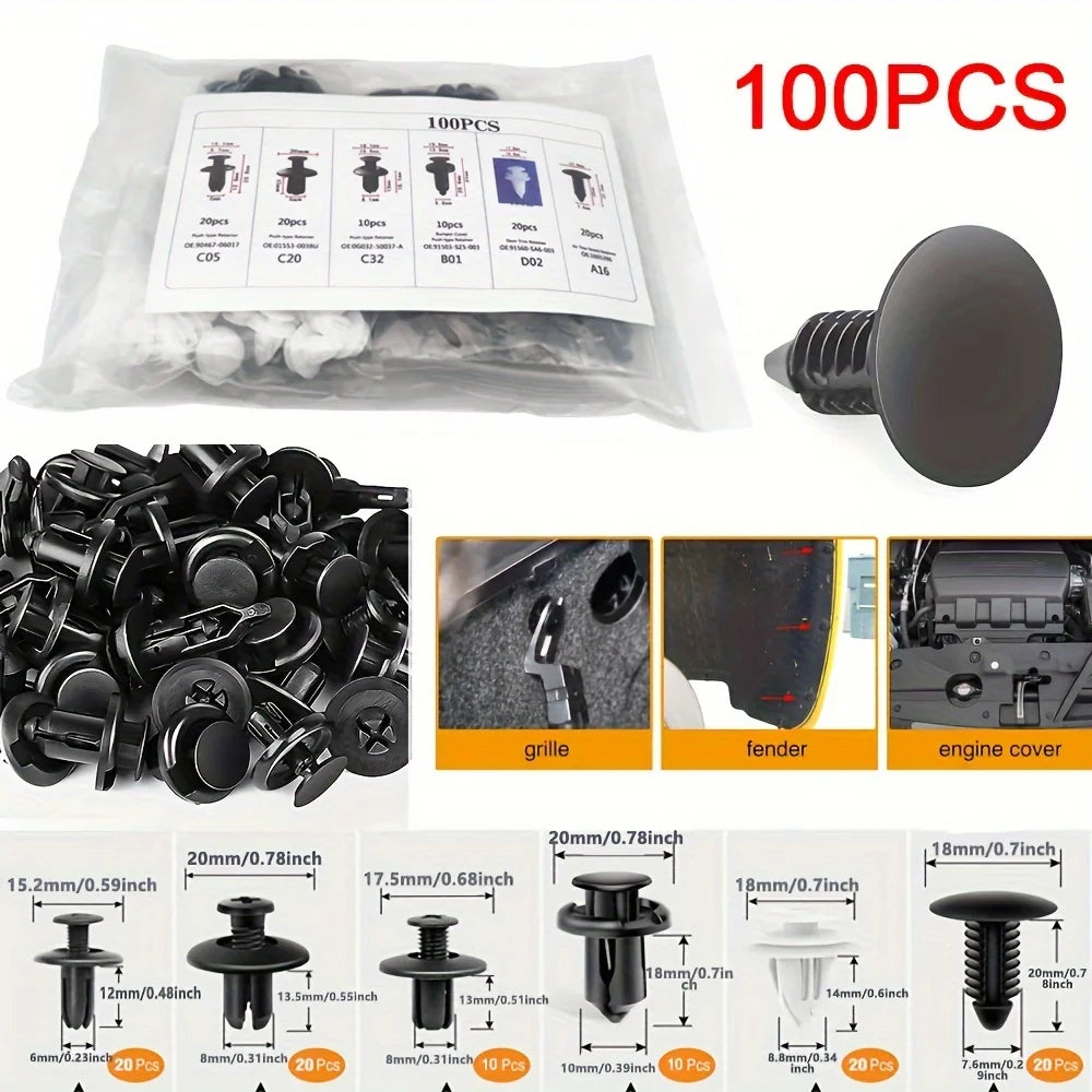 Versatile Automotive Clip and Fastener Assortment Kit