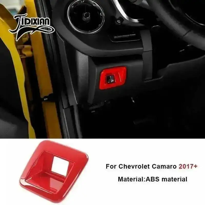 Red interior trim piece for Chevrolet Camaro 2017-2024 vehicle