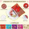 Embroidered Brocade Jewelry Pouches (Set of 6)