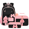 Cute 3-Piece Backpack Set for Girls with Lunch Bag & Pencil Case