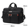Classic Oxford Laptop Briefcase with Multiple Pockets