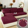 Jacquard Elastic Sofa Cover with Anti-Slip Grip