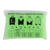 A package of elastic suitcase protective covers labeled with size options S, M, L, and XL.