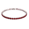 Iced-Out Cubic Zirconia Tennis Bracelet