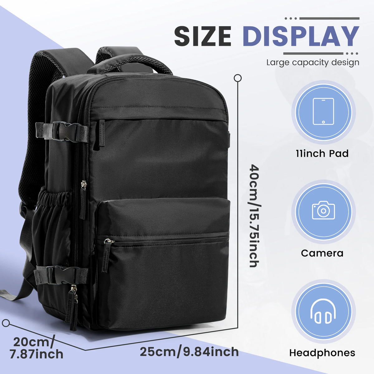 Travel Compression Backpack with Vacuum Storage