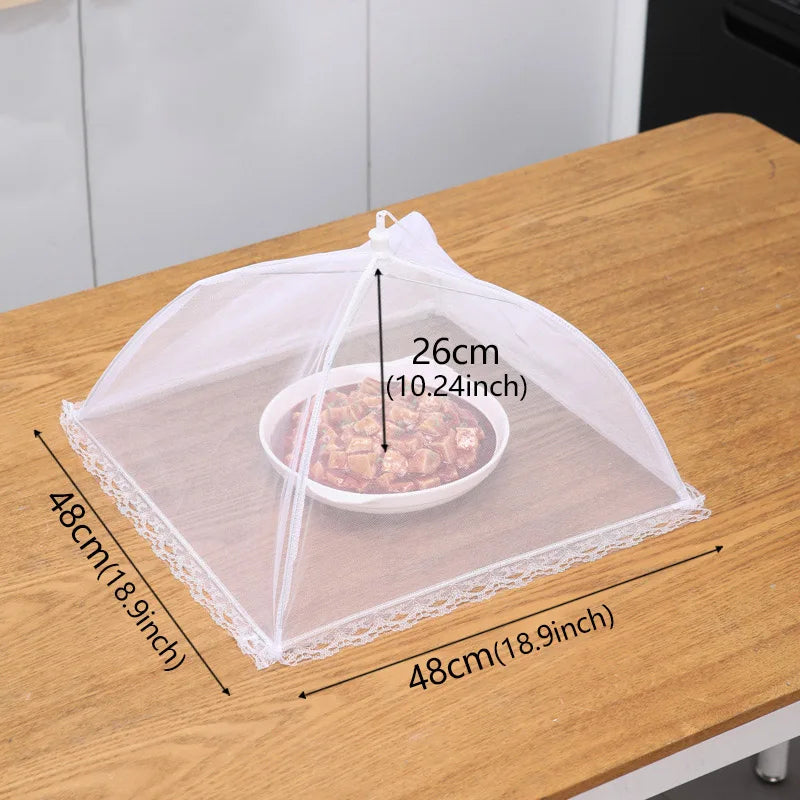 Foldable Mesh Food Cover for Outdoor Dining