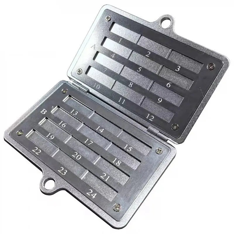 Stainless Steel Crypto Seed Phrase Backup Card