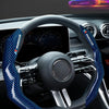 Carbon Fiber Texture Steering Wheel Cover - Anti-Slip & Comfortable Grip