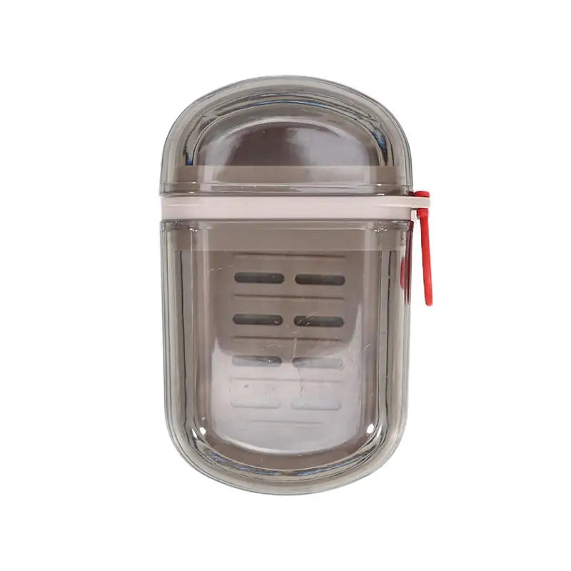 Travel Soap Box with Drainable Lid for Camping and Bathroom Use