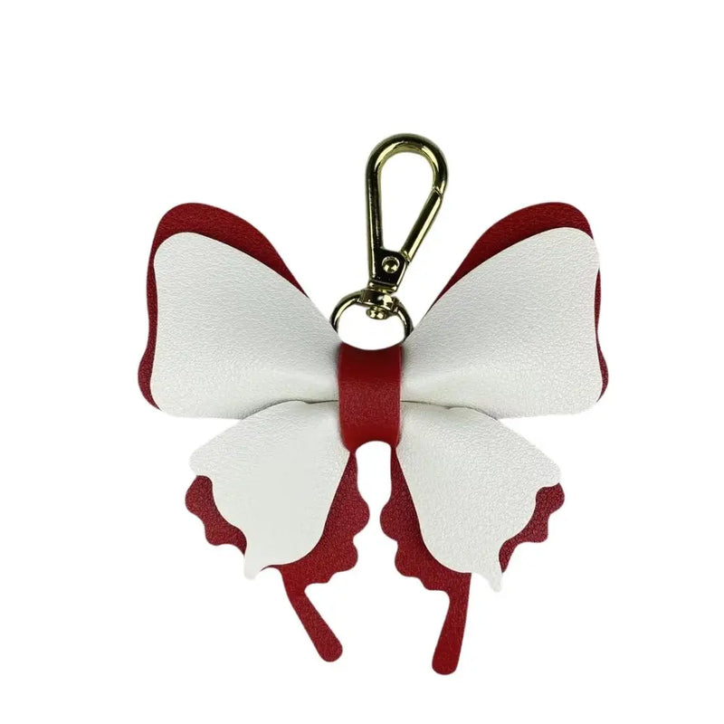 PU Leather Butterfly Bag Charm