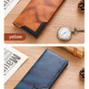 Men's Genuine Leather RFID Blocking Long Wallet with Card Holder