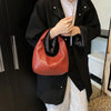 Soft PU Leather Hobo Bag with Top Handle