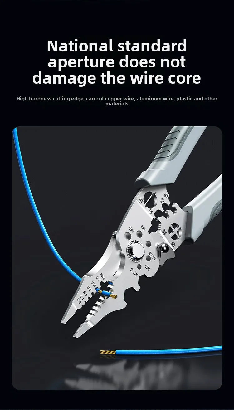 Heavy Duty Multifunctional Wire Stripping Pliers