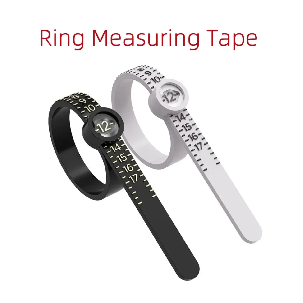 Adjustable Ring Sizing Gauge with Magnifier