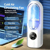 3-in-1 Tragbarer Luftkühler Ventilator mit Luftbefeuchter und RGB-Nachtleuchte