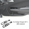 Carbon fiber interior trim kit for Dodge Charger featuring ABS material components