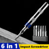 6-in-1 Impact Screwdriver Set for Stuck Fasteners