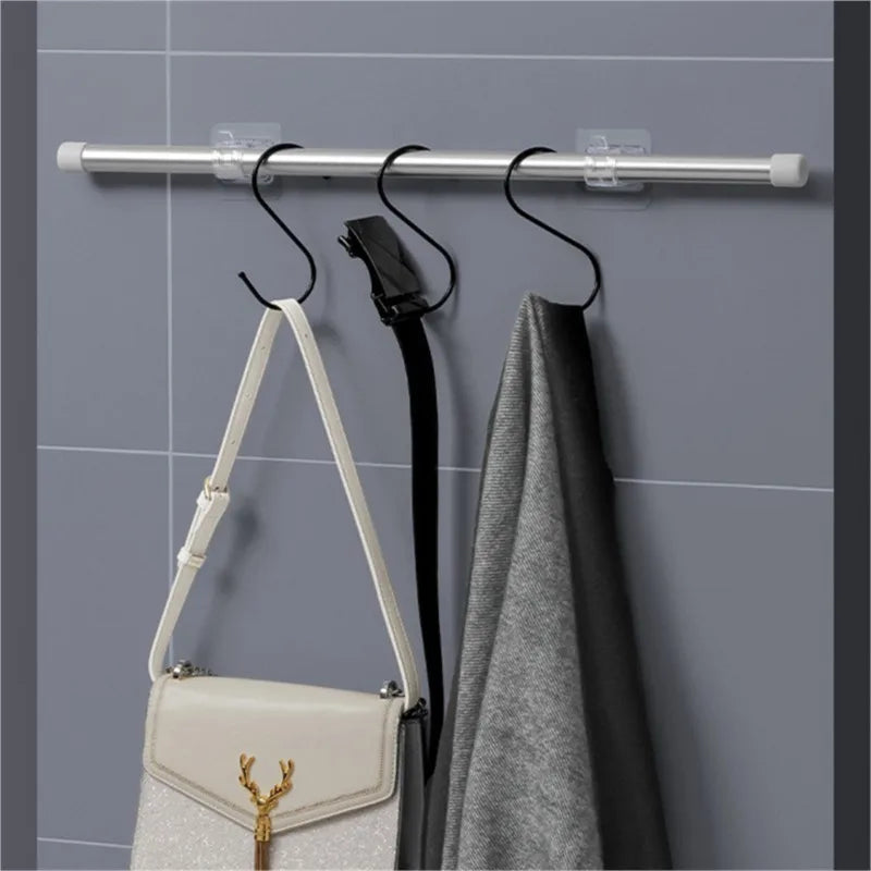 Self-Adhesive Curtain Rod Hooks (Set of 4)
