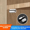 Self-Tapping Shelf Support Pins with Non-Slip Silicone Sleeves