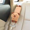 Capybara Plush Car Neck Pillow with Tissue Holder
