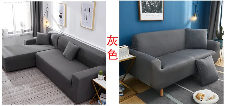 Stretch Sofa Cover with Non-Slip Backing