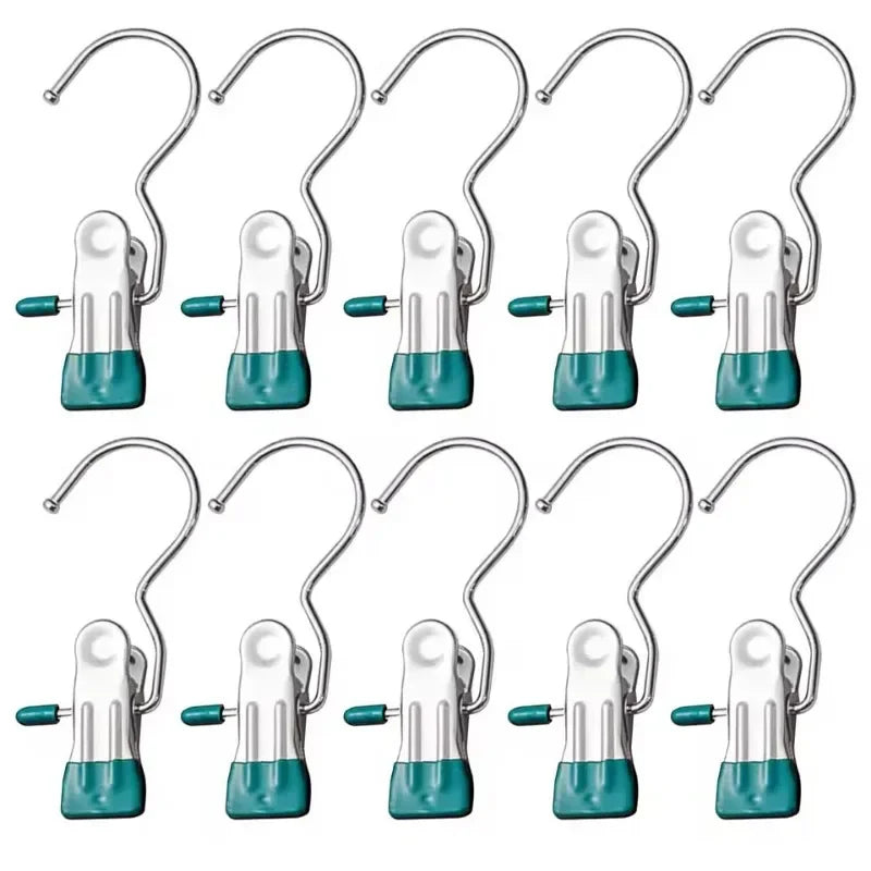 Stainless Steel Clothespins with Hooks