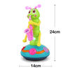 Musical LED Dancing Caterpillar Toy with Saxophone Handle