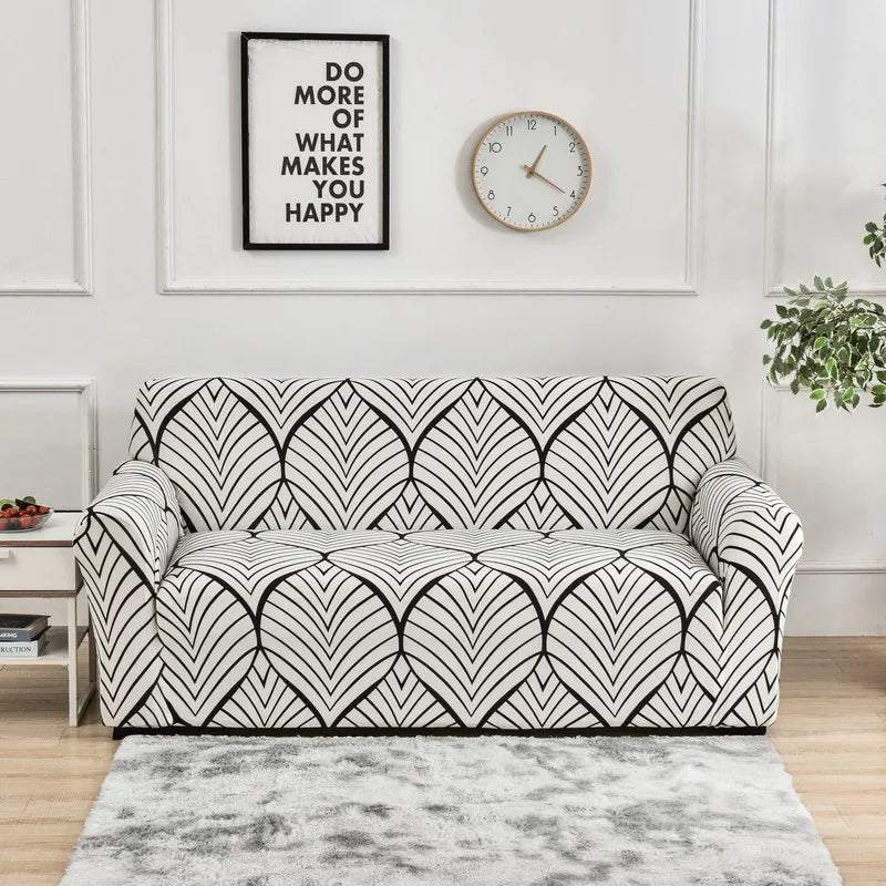 Floral Print Stretch Sofa Cover