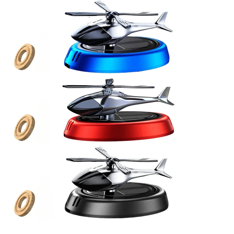 Solar-Powered Rotating Car Air Freshener