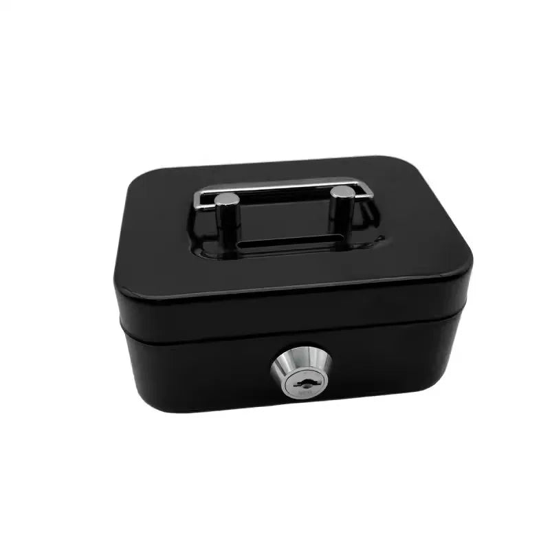 Compact Metal Key-Lock Money Box