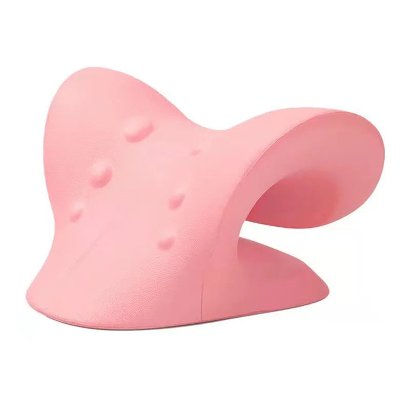 Neck and Shoulder Relaxer Pillow with Cervical Traction Support
