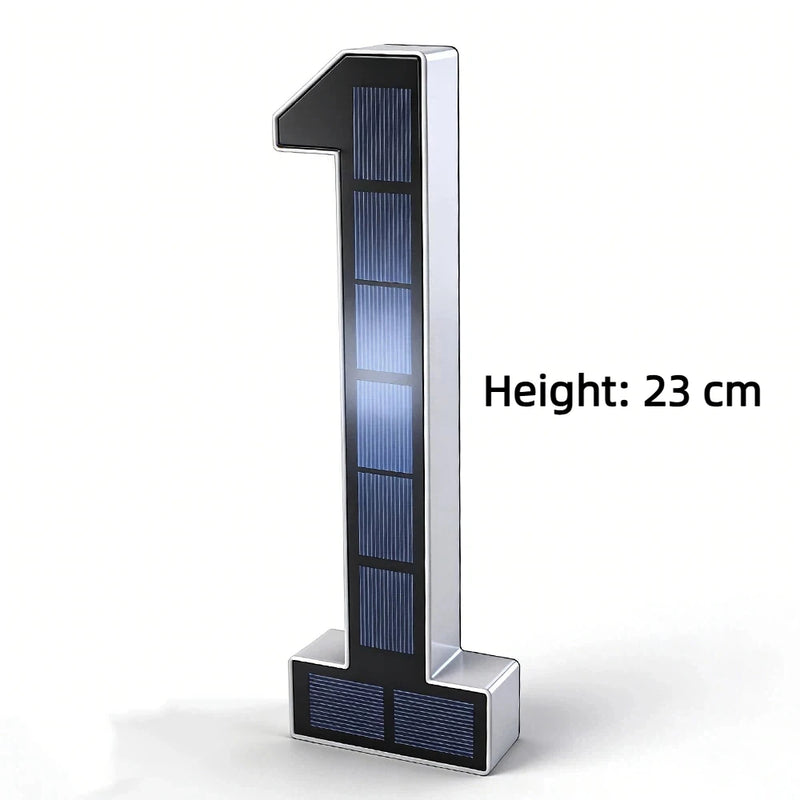 Solarbetriebenes LED-Hausnummernlicht
